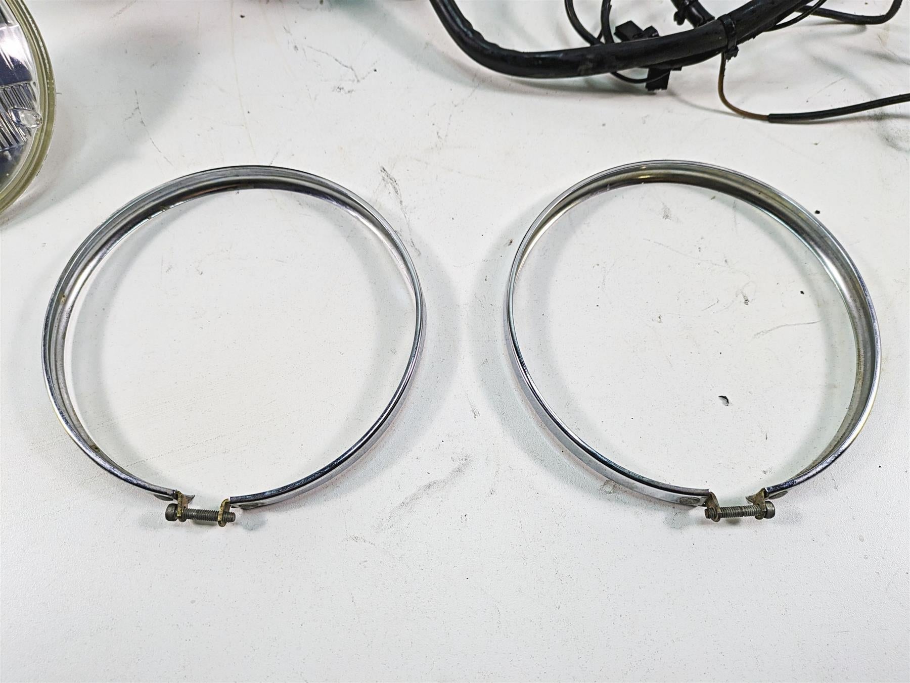 1986 Harley Sportster XLH 883 Main Wiring Harness + Headlight For Parts 70135-86 {{ shop.shopifyCountryName }} - Mototech271