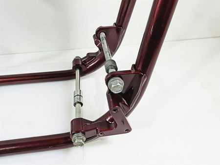 2008 Harley FXCWC Softail Rocker Frame Chassis + Swingarm Red Pearl With Salvage Texas Title 47167-08COZ {{ shop.shopifyCountryName }} - Mototech271