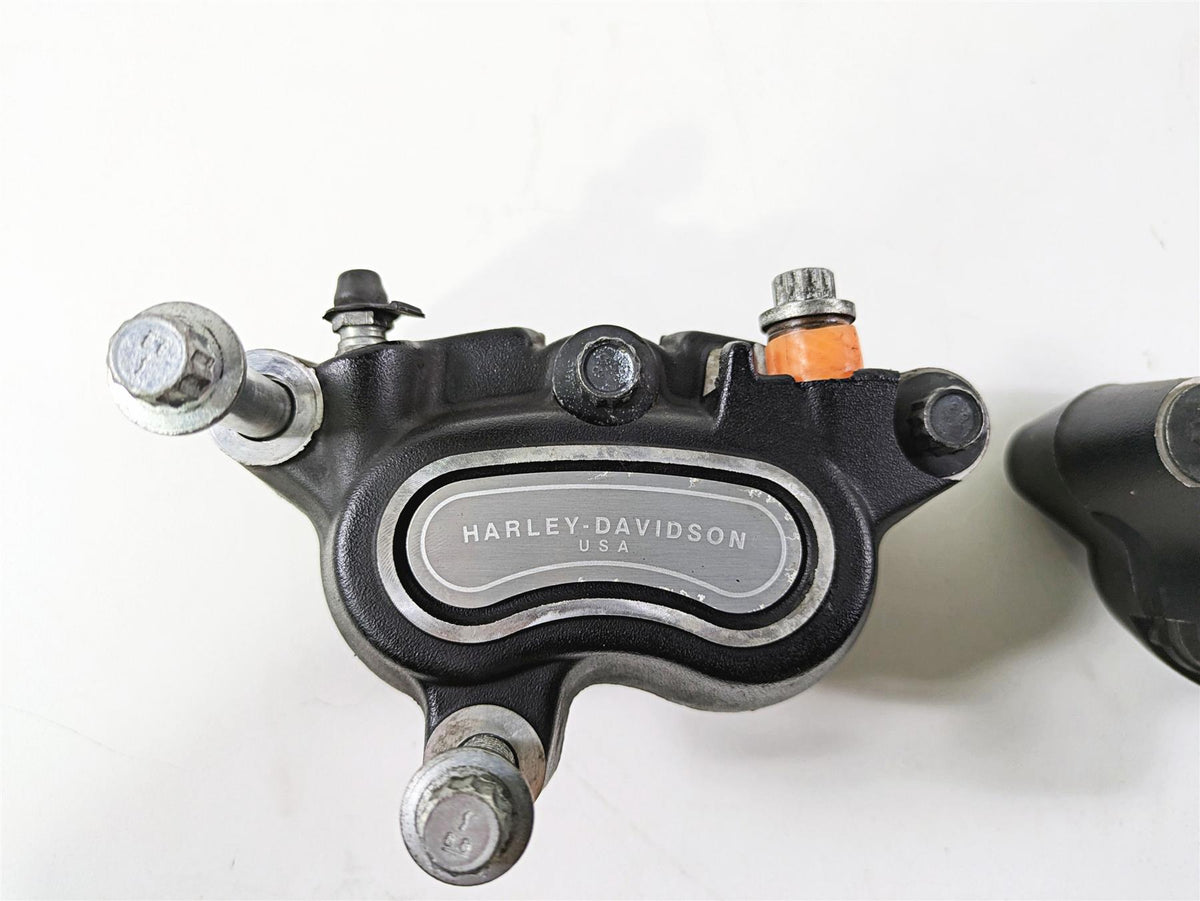 2014 Harley FXDL Dyna Low Rider Front Brake Caliper Set 41300001 41300002 {{ shop.shopifyCountryName }} - Mototech271