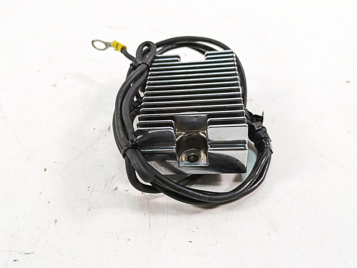 1990 Harley Sportster XLH883 XL883 Chrome Rectifier Voltage Regulator 74523-84A {{ shop.shopifyCountryName }} - Mototech271