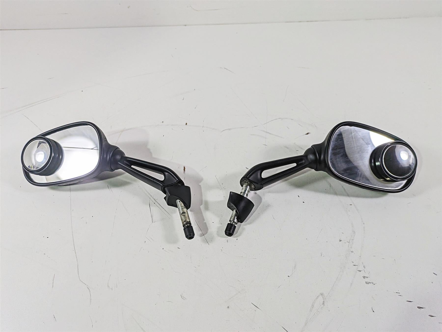 2004 BMW R1150GS R21 01-05 BMW K1200RS Left Right Rear View Mirror Set  51167653774 51167653773 | Mototech271