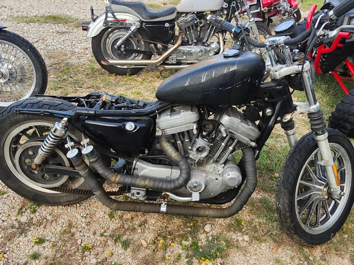 2002 Harley Davidson XLH883 Sportster Custom Exhaust System + Rain Flap Covers {{ shop.shopifyCountryName }} - Mototech271