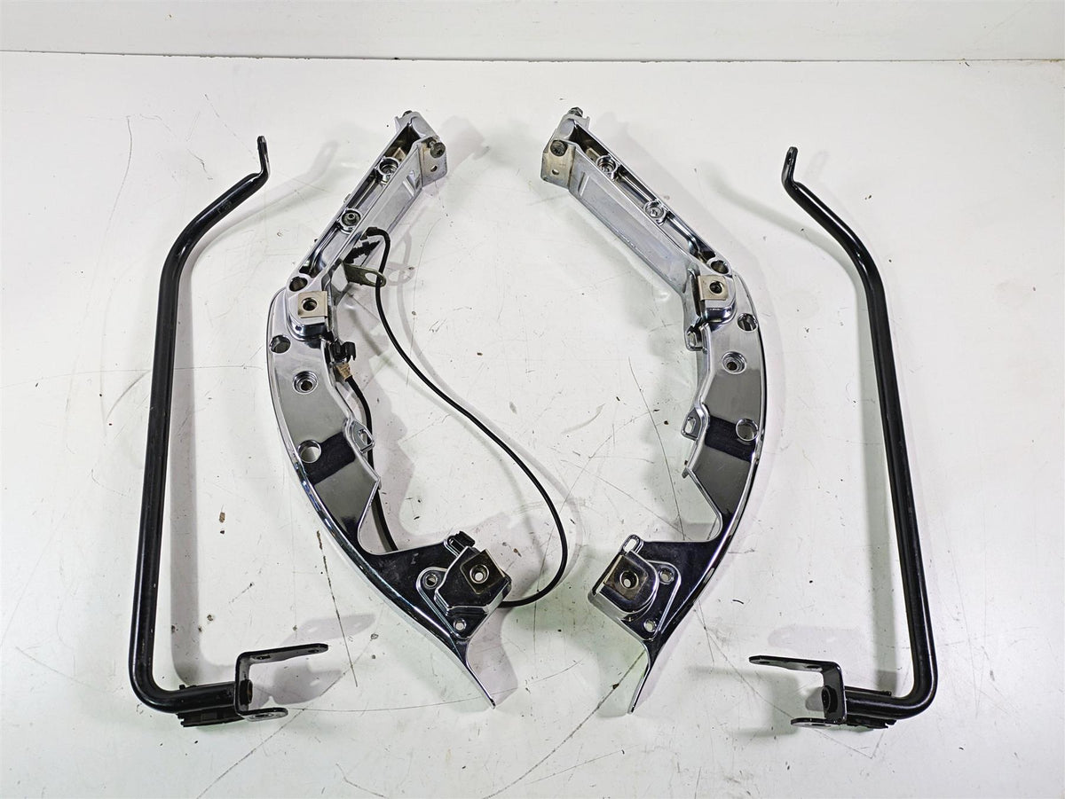2016 Harley Touring FLTRX Road Glide Saddlebag Chrome Support Set 90200503 {{ shop.shopifyCountryName }} - Mototech271