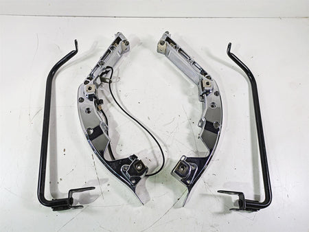 2016 Harley Touring FLTRX Road Glide Saddlebag Chrome Support Set 90200503 {{ shop.shopifyCountryName }} - Mototech271