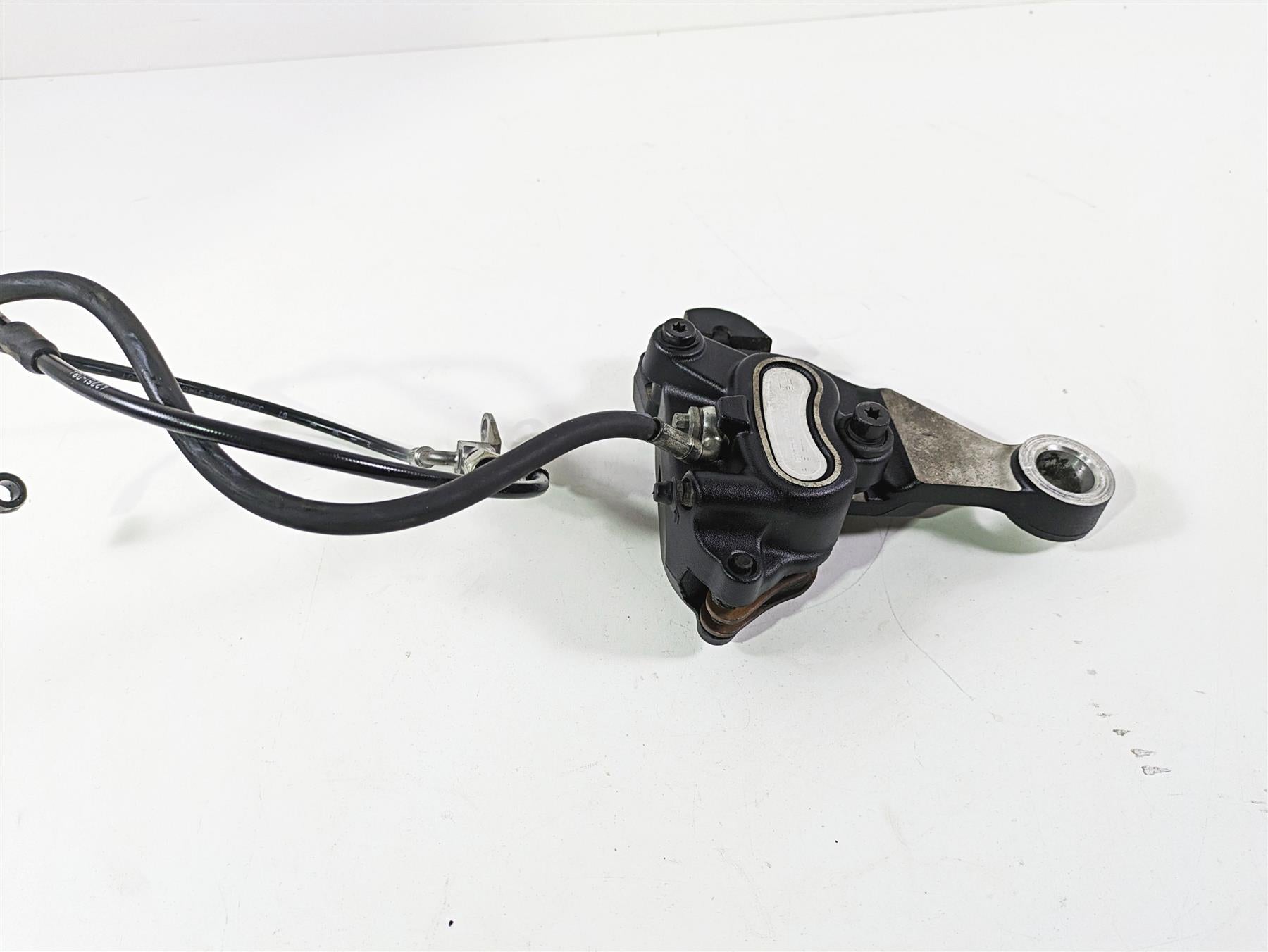 2008 Harley FLSTC Softail Heritage Rear Brake Caliper + Bracket & Line 40908-08 {{ shop.shopifyCountryName }} - Mototech271