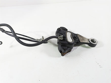 2008 Harley FLSTC Softail Heritage Rear Brake Caliper + Bracket & Line 40908-08 {{ shop.shopifyCountryName }} - Mototech271