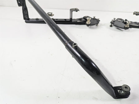 2001 Harley Touring FLHX Street Glide Rear Black Saddle Bag Rack Support Set {{ shop.shopifyCountryName }} - Mototech271