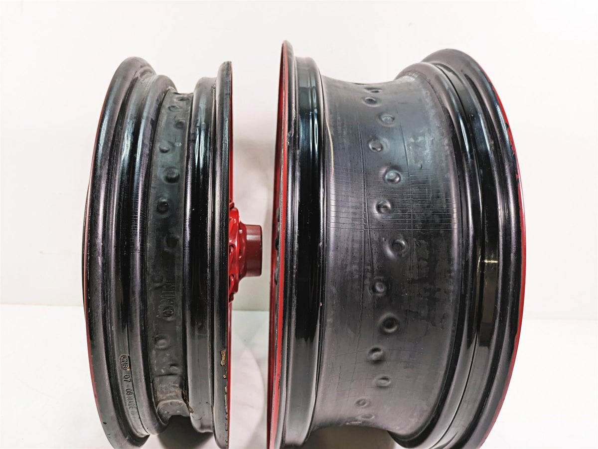 2009 Harley Softail FLSTSB Cross Bones Front 16x3 Rear 17x6 Wheel Rim 44937-08 {{ shop.shopifyCountryName }} - Mototech271