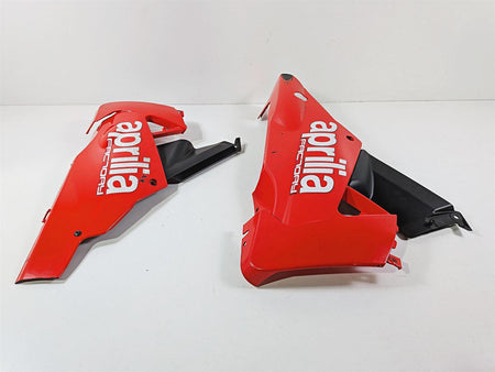 2014 Aprilia RSV4 RR Factory Left Right Lower Belly Fairing Cover Set 858826 {{ shop.shopifyCountryName }} - Mototech271