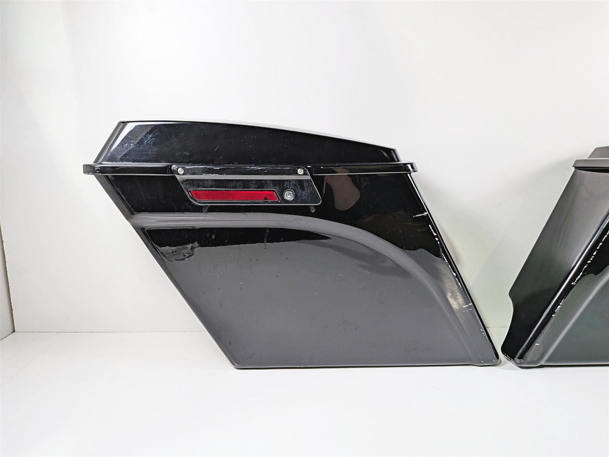 2017 Harley Touring FLHXS Street Glide Stretched Aftermarket Saddlebag Saddle Bag Set {{ shop.shopifyCountryName }} - Mototech271