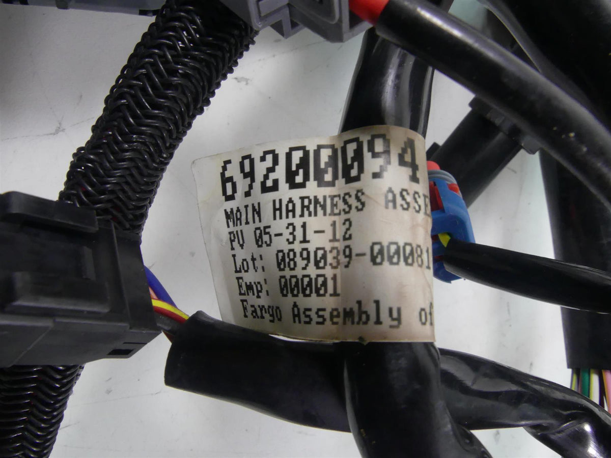 2012 Harley VRSCF Muscle Rod Main Wiring Harness Loom - No Abs 69200094 {{ shop.shopifyCountryName }} - Mototech271