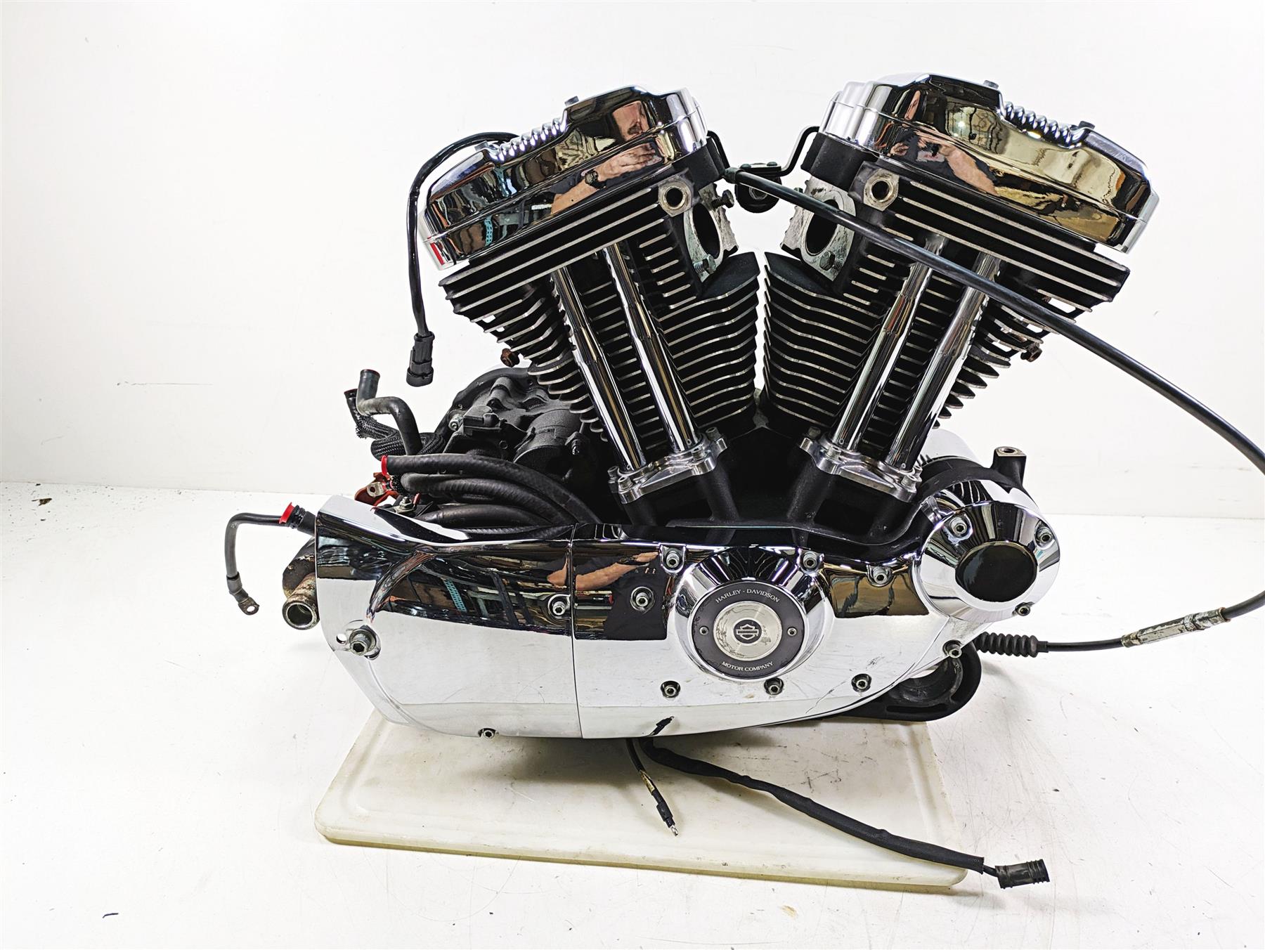 2007 Harley Sportster XL1200 C Running Engine Transmission 11K - Video 19606-07A {{ shop.shopifyCountryName }} - Mototech271