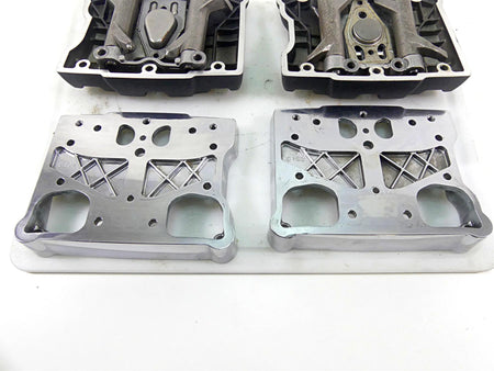 2017 Harley Dyna FXDB Street Bob Black Rocker Box Valve Cover Set 17571-99 {{ shop.shopifyCountryName }} - Mototech271