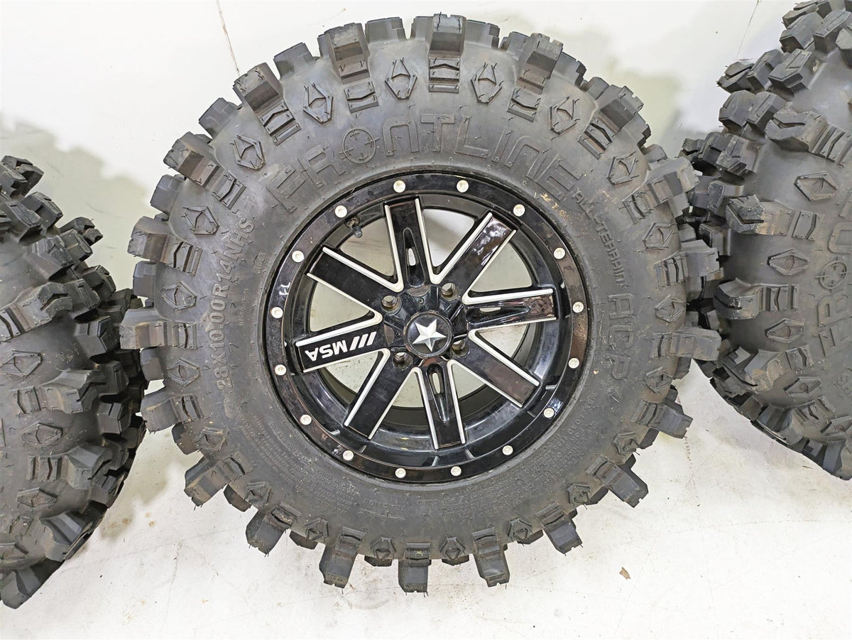 2022 CFMoto Zforce 950 Sport MSA Offroad 14x7 & Frontline ACP Tire Set M41-04756 {{ shop.shopifyCountryName }} - Mototech271
