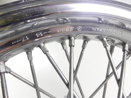 2001 Yamaha XV1600 Road Star Straight Front Wheel Rim 16x3 -Read 4WM-25111-00-00 {{ shop.shopifyCountryName }} - Mototech271