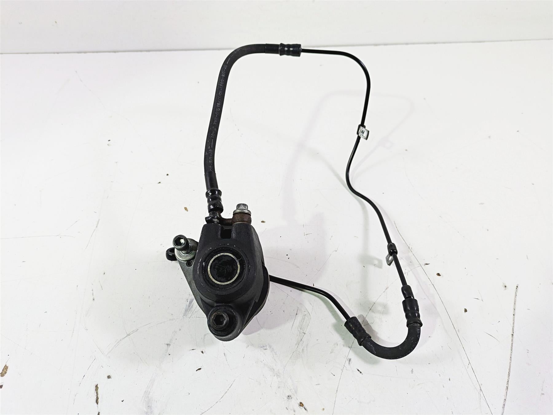 1992 Harley FLSTC Softail Heritage Front Brake Caliper + Line 44046-84B {{ shop.shopifyCountryName }} - Mototech271