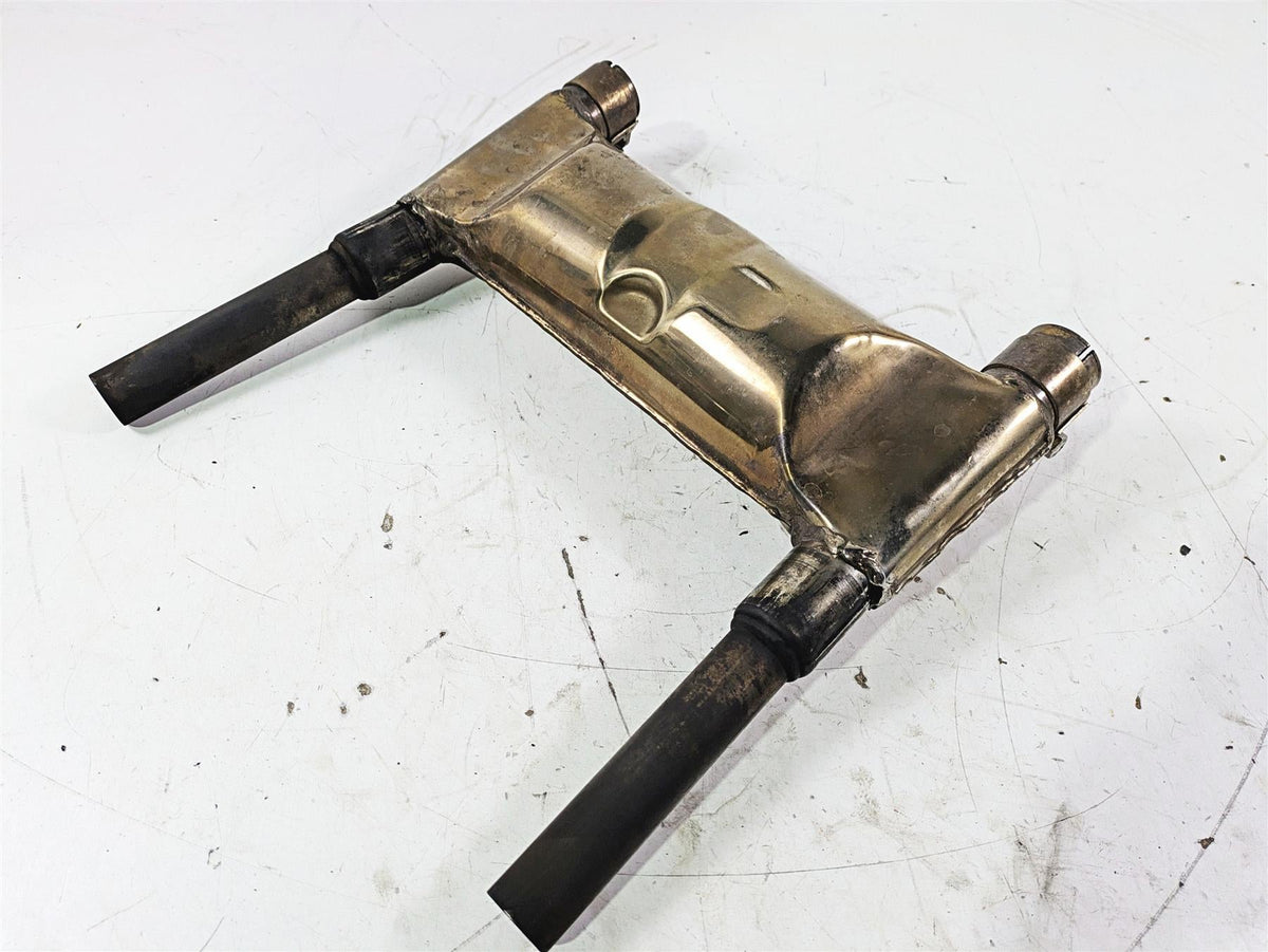 1998 Moto Guzzi California 1100 EV Exhaust Center Header Chamber GU03123900 {{ shop.shopifyCountryName }} - Mototech271