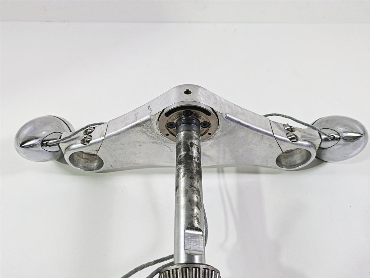 2004 Big Dog Chopper Straight Upper Lower Triple Tree Clamp Set 6110 6111 {{ shop.shopifyCountryName }} - Mototech271