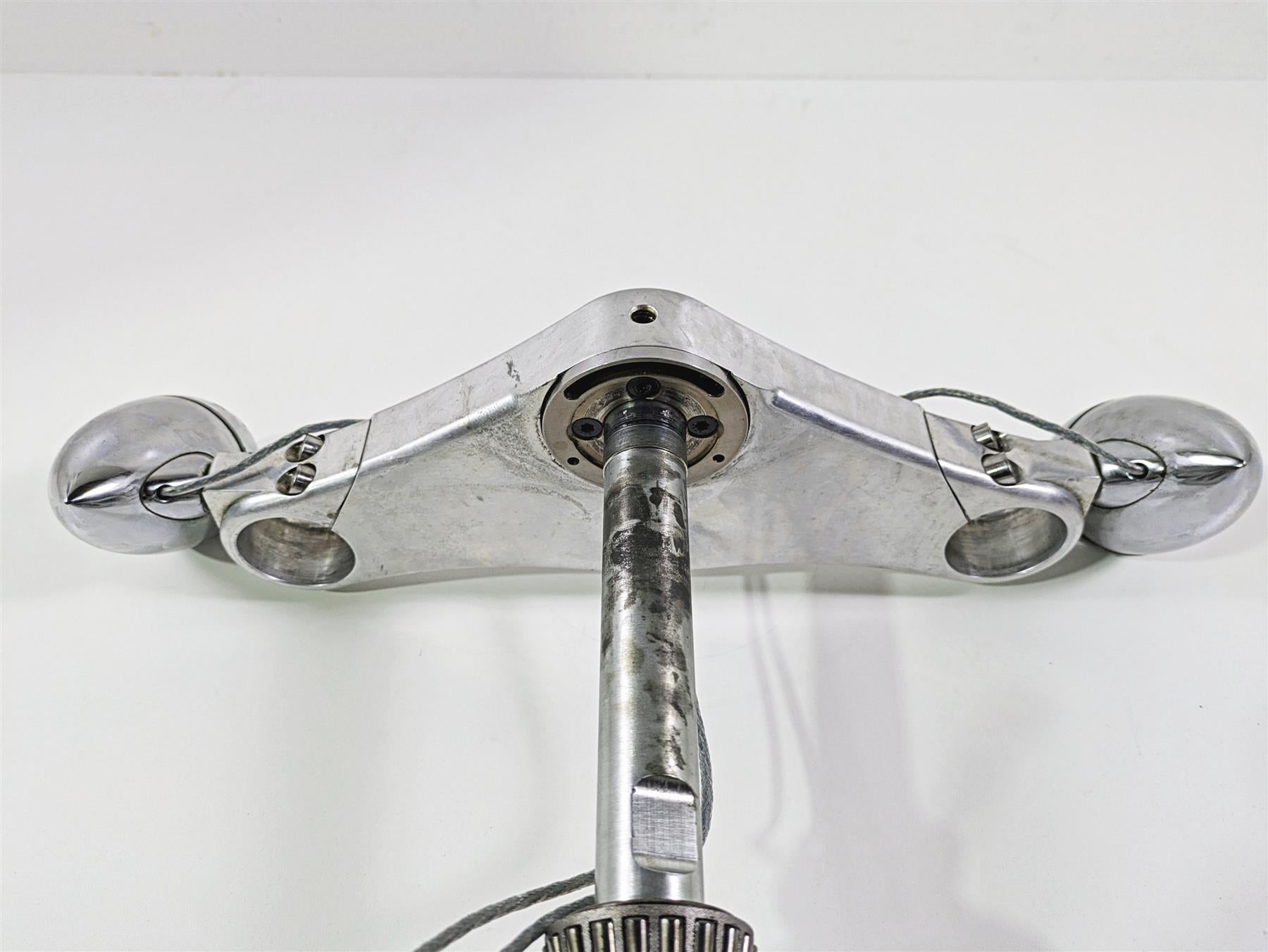 2004 Big Dog Chopper Straight Upper Lower Triple Tree Clamp Set 6110 6111 {{ shop.shopifyCountryName }} - Mototech271