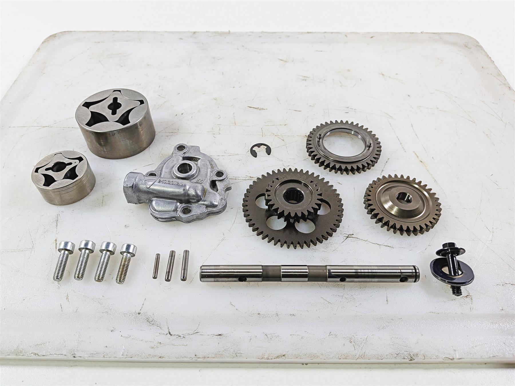 2017 Ducati Panigale 1299 Oil Pump & Cover & Gear Set - Tested 24733721A-Mototech271