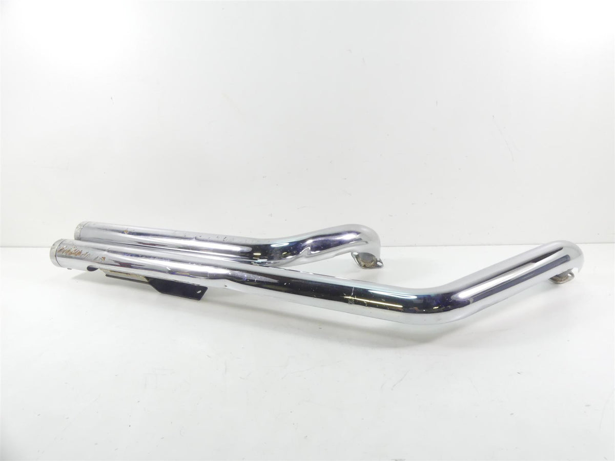 1998 Kawasaki VN800 Vulcan Hard Krome 2.5" American Classic Straight Exhaust System 38-8020 {{ shop.shopifyCountryName }} - Mototech271