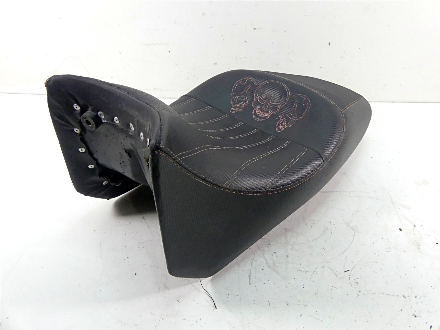 2013 Ducati Diavel Red Corbin Skull Seat Saddle D-DVL-11 {{ shop.shopifyCountryName }} - Mototech271