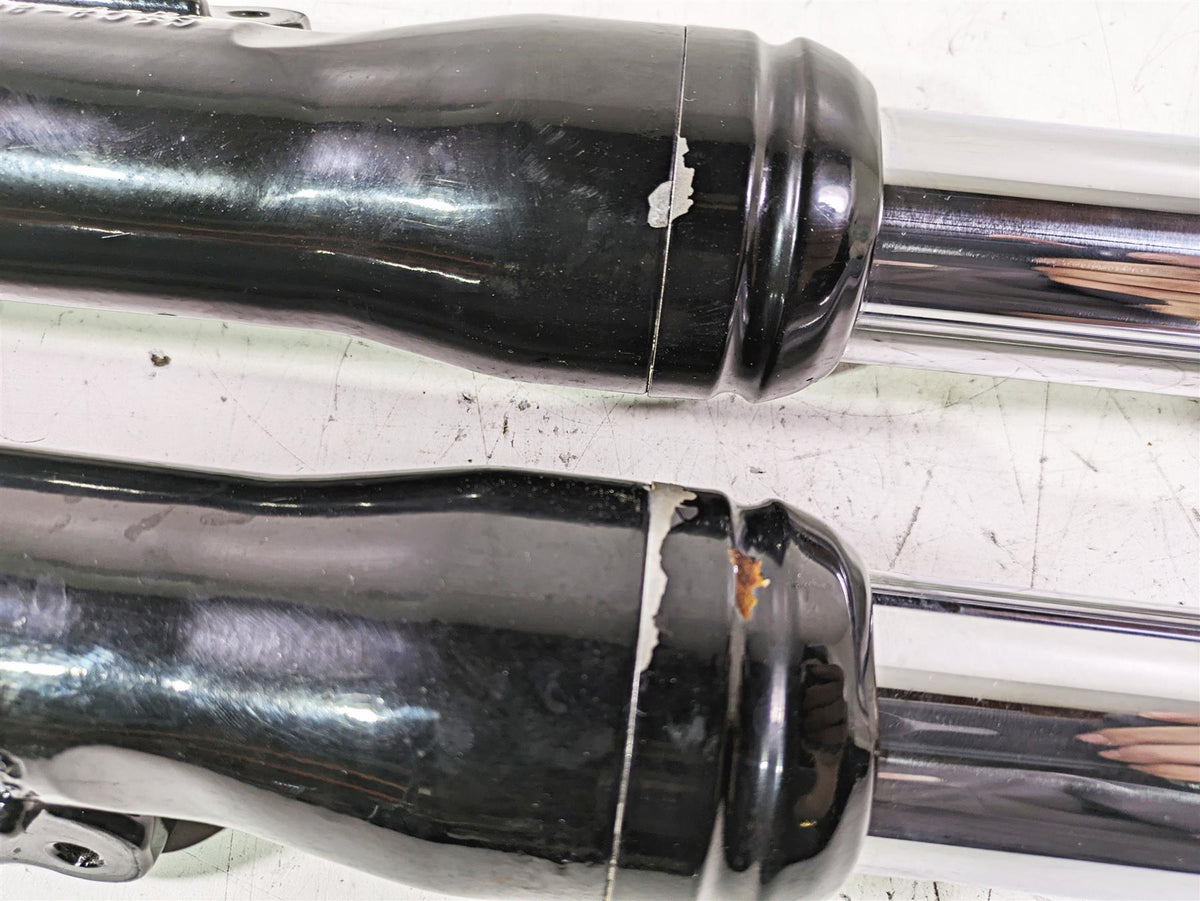 2013 Harley FXDWG Dyna Wide Glide Straight Front Fork Leg Set 48802-10A 48803-10 {{ shop.shopifyCountryName }} - Mototech271