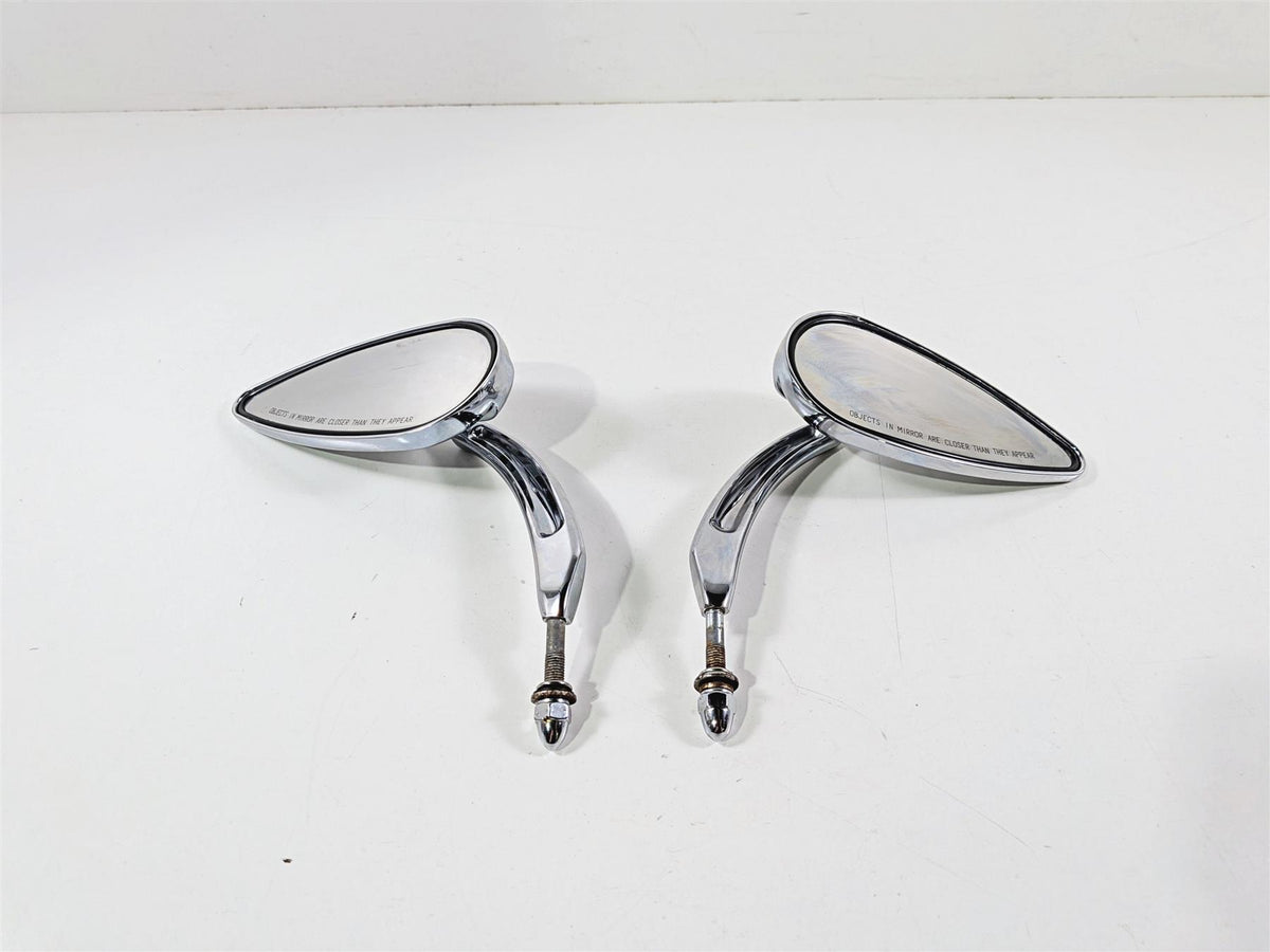2014 Harley Touring FLHTK Electra Glide Willie G Teardrop Chrome Mirror 56000394-Mototech271