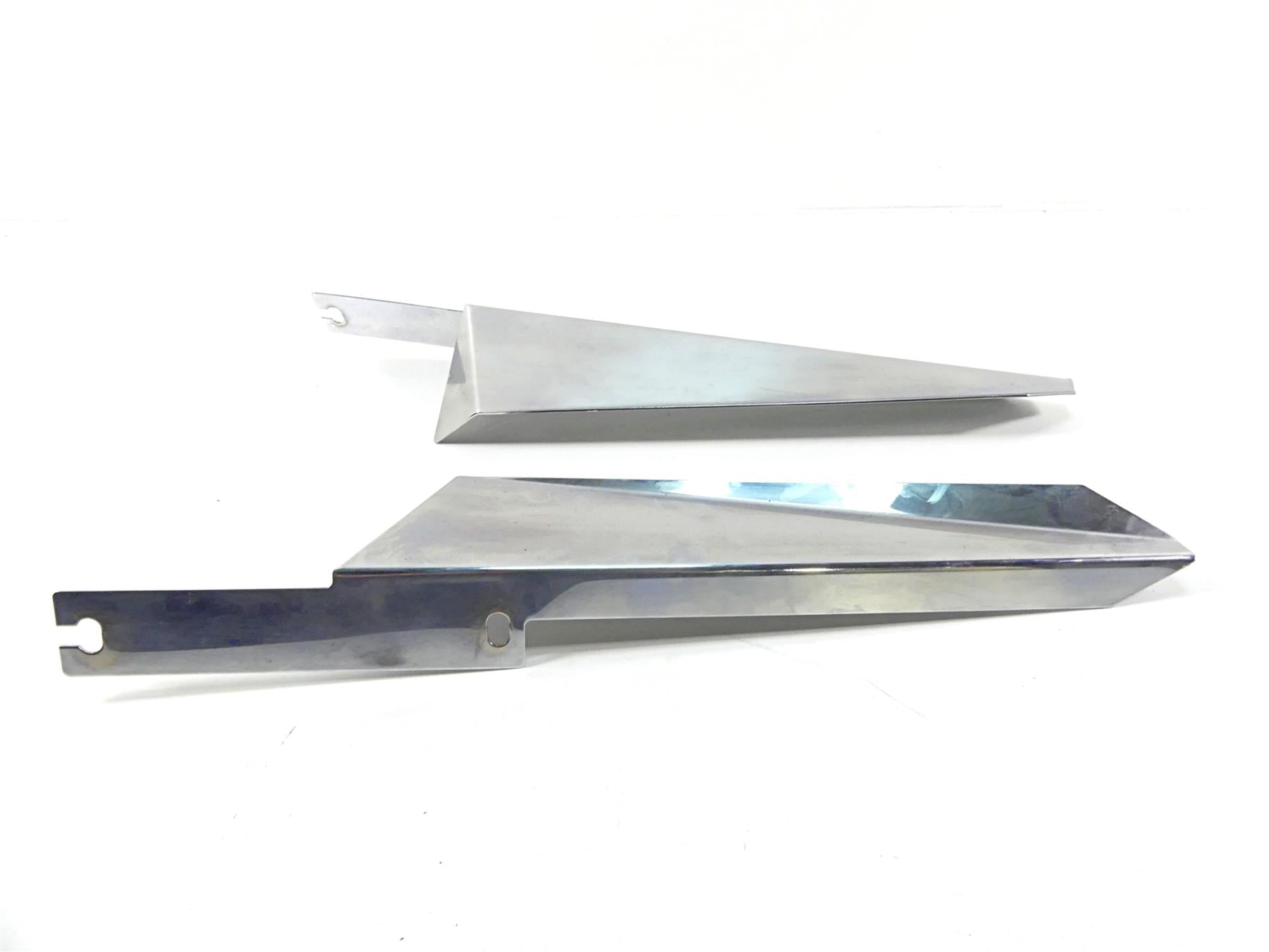 2003 Harley Touring FLHTCI E-Glide 100TH Chrome Fork Wind Deflectors 28-111 {{ shop.shopifyCountryName }} - Mototech271