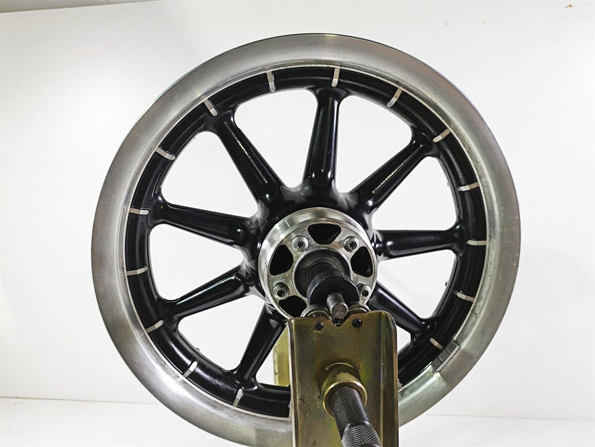 2008 Harley Touring FLHTCU E-Glide 105TH Front Wheel Rim 9 Spoke 16x3 41085-08 {{ shop.shopifyCountryName }} - Mototech271