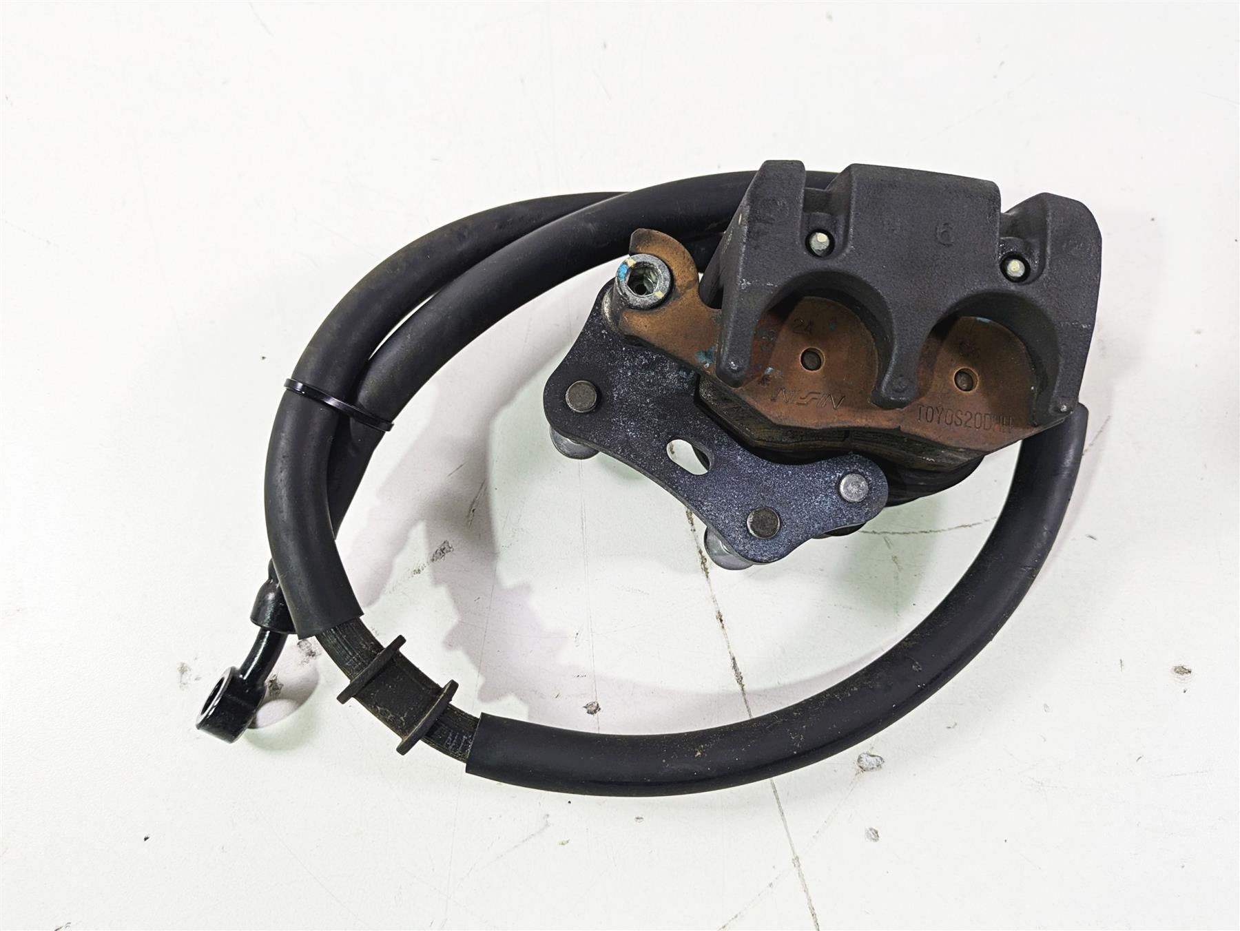 2023 Kawasaki EX400 Ninja Nissin Front Brake Caliper + Line 43080-0244-DJ {{ shop.shopifyCountryName }} - Mototech271