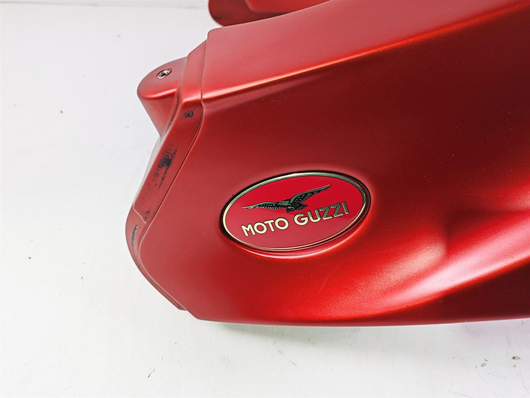 2016 Moto Guzzi Stelvio 1200 8V NTX Fuel Gas Petrol Tank & Rear Cover 897635 {{ shop.shopifyCountryName }} - Mototech271