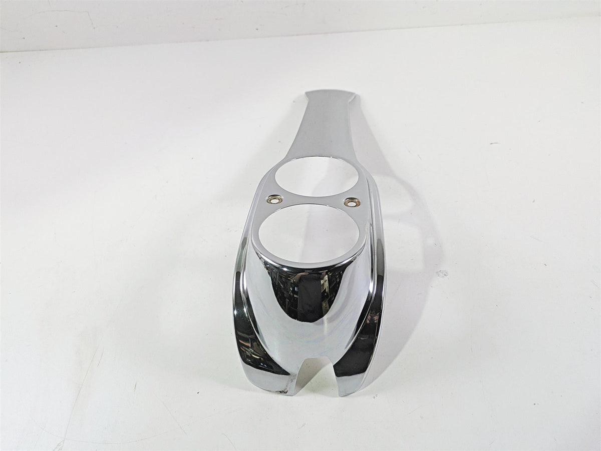 2008 Harley FXDL Dyna Low Rider 105TH Chrome Tank Console Gauge Cover 61695-05 {{ shop.shopifyCountryName }} - Mototech271