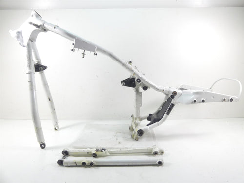 2007 Victory Vegas Jackpot Main White Frame Chassis & Lower Tube With Arkansas Salvage Title1015508 | Mototech271