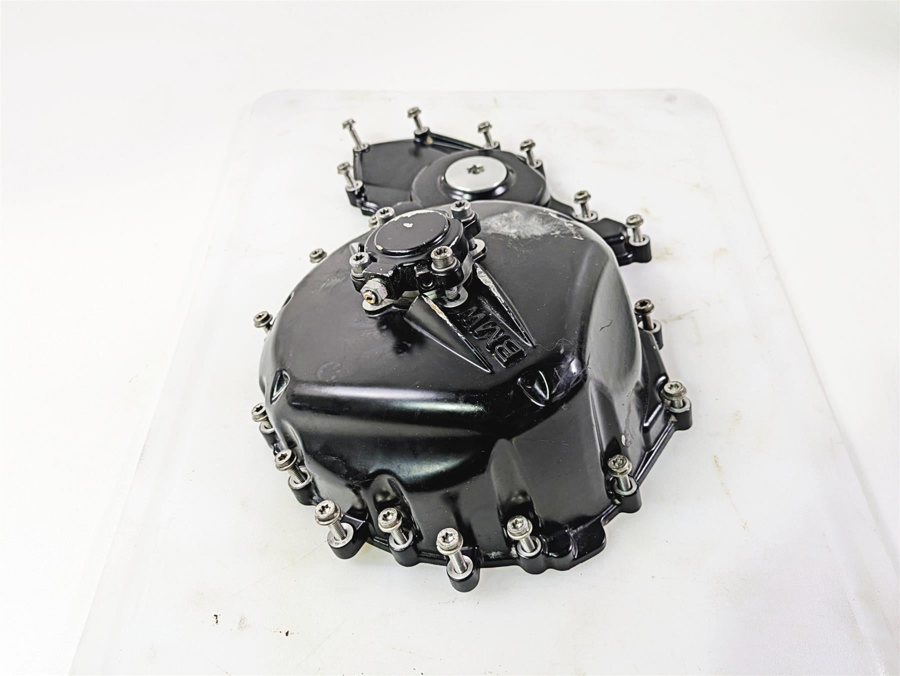 2014 BMW K1300S K40 Right Side Engine Clutch Cover 11147714011 7707392 {{ shop.shopifyCountryName }} - Mototech271