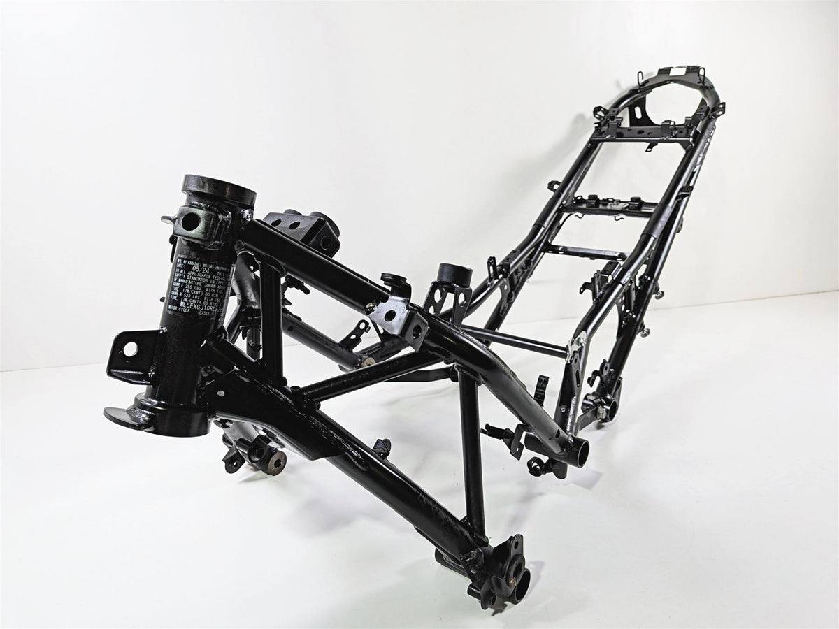2024 Kawasaki EX500 Ninja 40th An. Straight Black Frame Chassis Clean Florida Title 32160-2010-18R {{ shop.shopifyCountryName }} - Mototech271