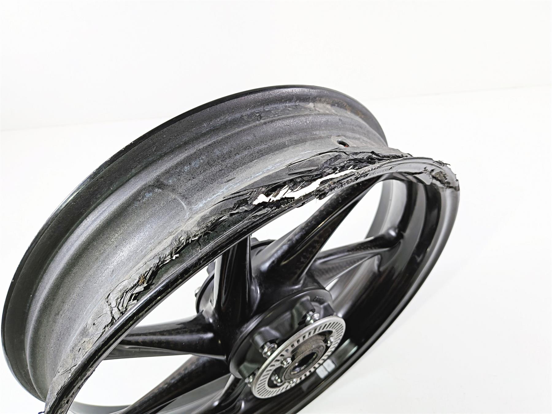 2022 BMW S1000RR K67 Carbon Fiber Front Wheel Rim 17x3.5 - Damaged 36317108158-Mototech271