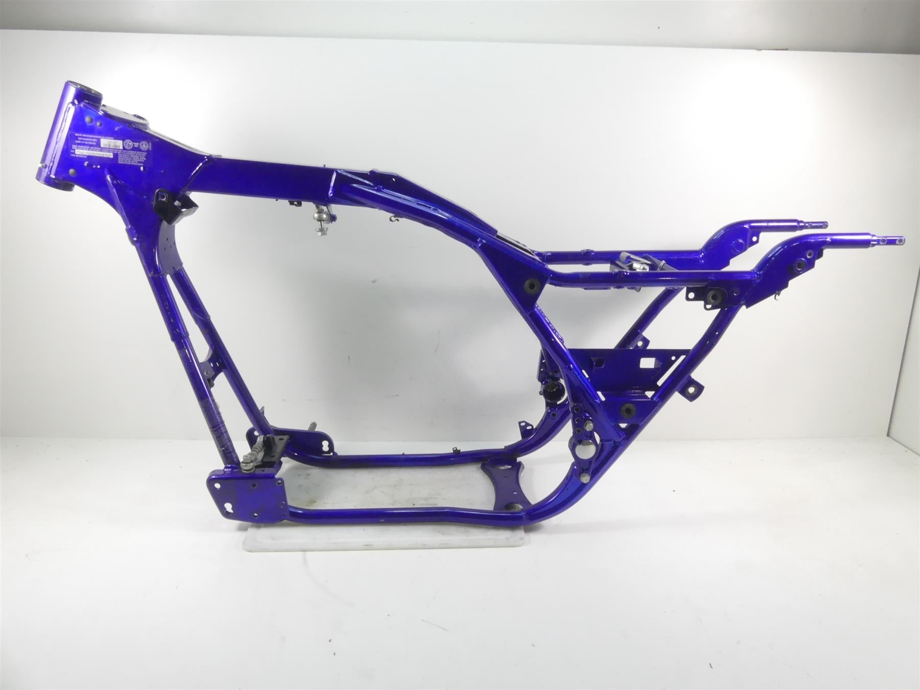 2007 Harley Touring FLHRSE CVO Road King Straight Frame Chassis Candy Cobalt With Clean California Title 47900-07 {{ shop.shopifyCountryName }} - Mototech271