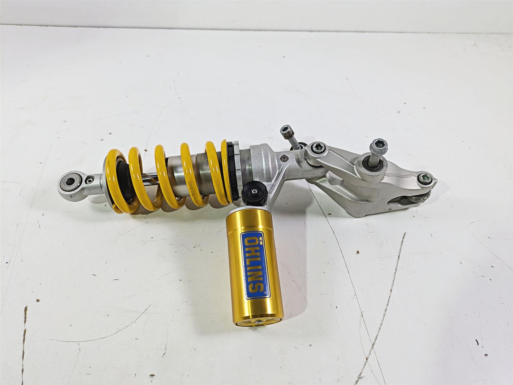 2008 Ducati SBK 1098 S Straight Ohlins Rear Shock & Linkage 36520751A
