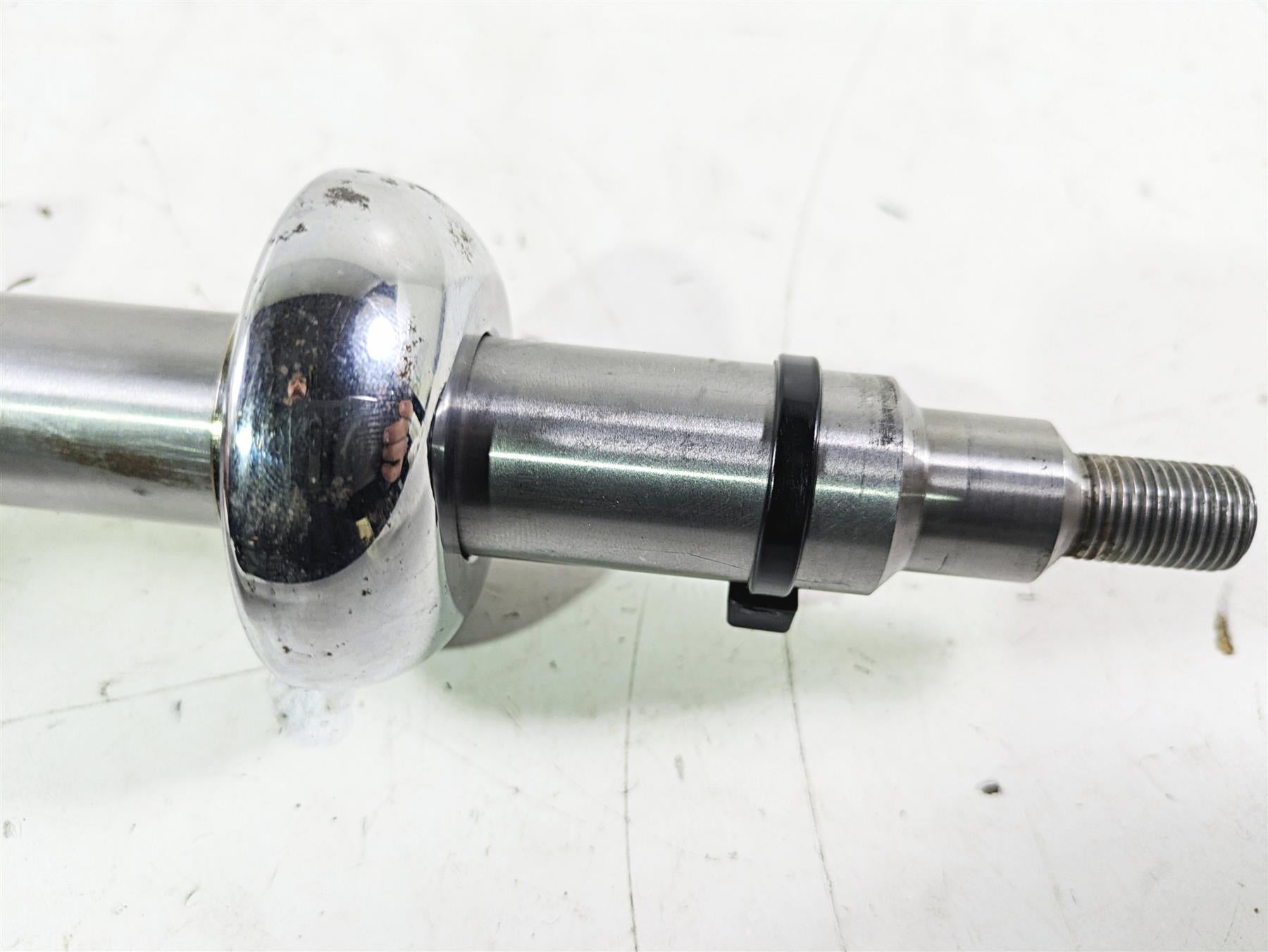 2007 Harley Touring FLHTCU SE CVO E-Glide Front Axle Wheel Spindle 1" 43364-00 {{ shop.shopifyCountryName }} - Mototech271
