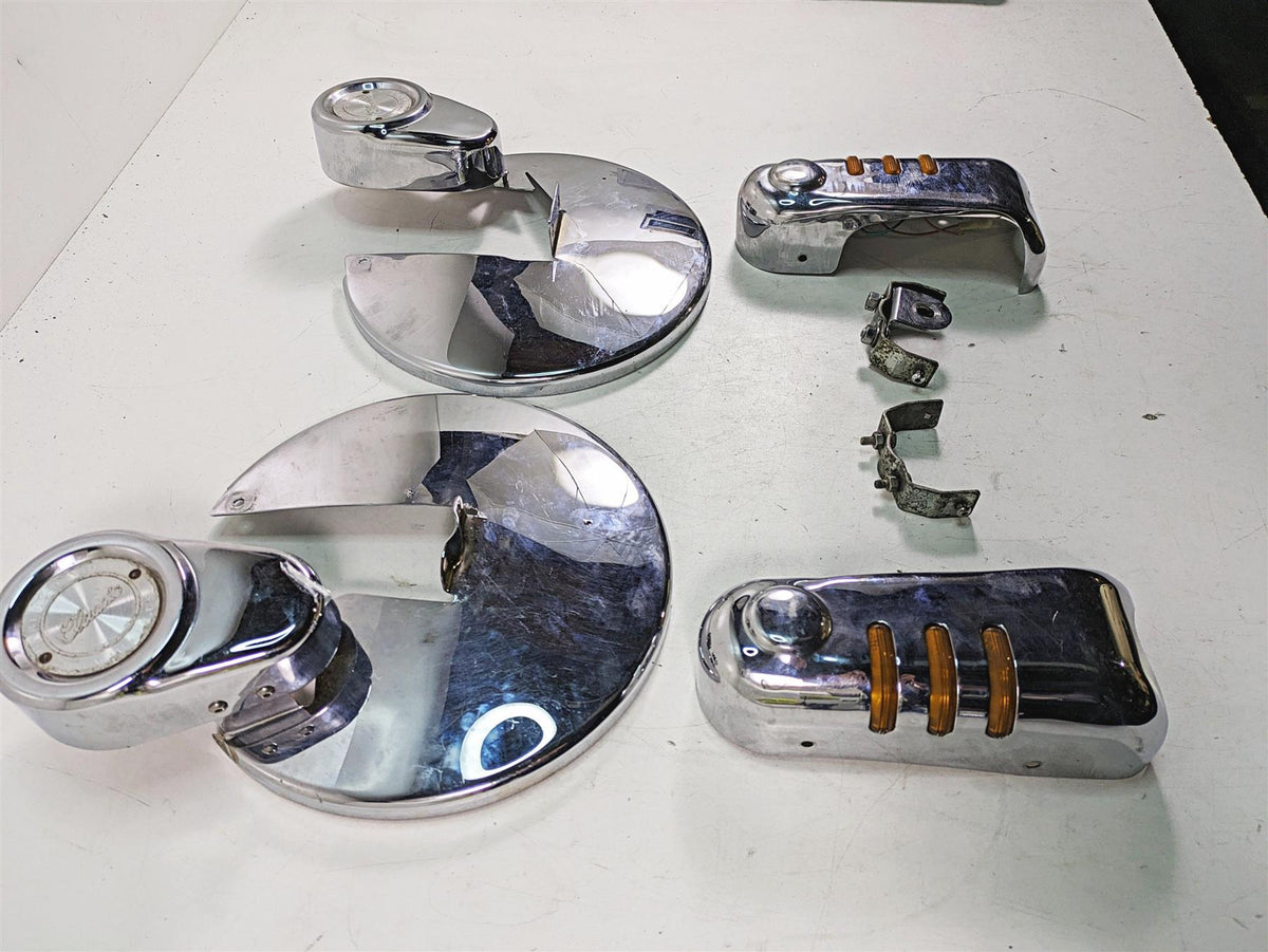 1999 Harley Touring FLHTC Electra Glide Front Disc Brake Chrome Cover 43149-95 {{ shop.shopifyCountryName }} - Mototech271