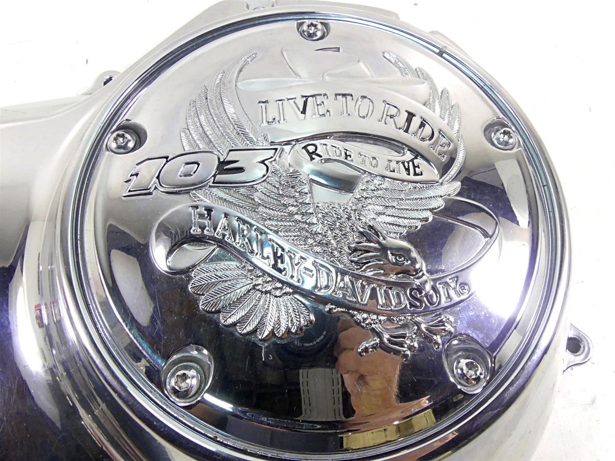 2015 Harley Touring FLHXS Street Glide Outer Primary Drive Clutch Cover 60685-07 {{ shop.shopifyCountryName }} - Mototech271