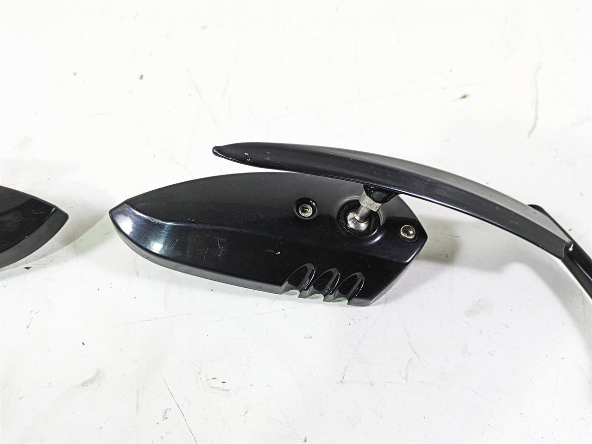 2008 Harley Touring FLHTCU E-Glide 105TH Kuryakyn Black Rambo Scythe Knife Blade Mirrors 1760 {{ shop.shopifyCountryName }} - Mototech271