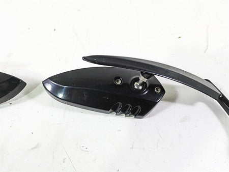 2008 Harley Touring FLHTCU E-Glide 105TH Kuryakyn Black Rambo Scythe Knife Blade Mirrors 1760 {{ shop.shopifyCountryName }} - Mototech271