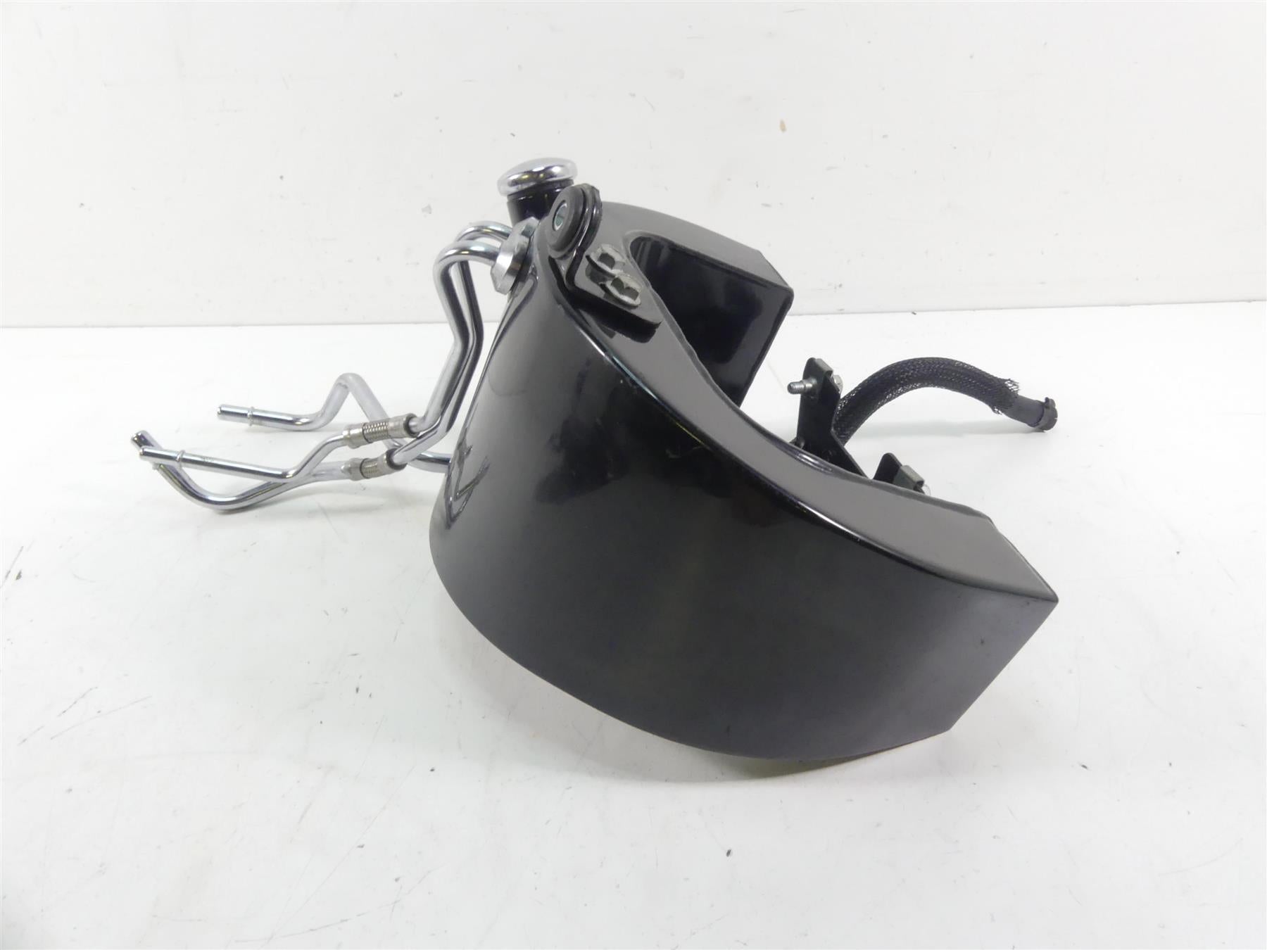 2016 Harley FLS Softail Slim Oil Tank Reservoir + Chrome Hoses Tubes 62492-01A {{ shop.shopifyCountryName }} - Mototech271