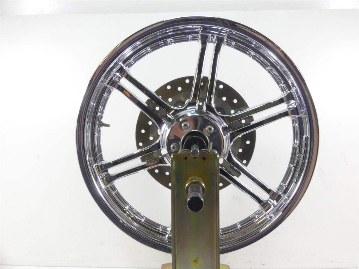 2009 Harley FXDL Dyna Low Rider Slotted 6 Spoke 19x2.5 Chrome Wheel - Read {{ shop.shopifyCountryName }} - Mototech271