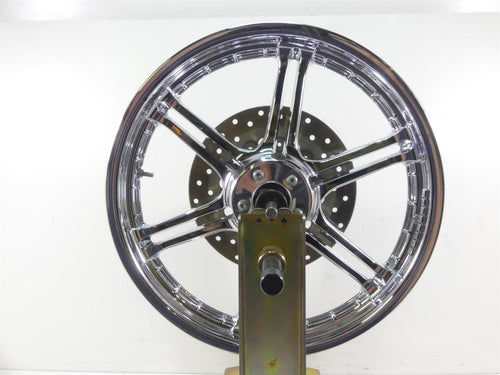 2009 Harley FXDL Dyna Low Rider Slotted 6 Spoke 19x2.5 Chrome Wheel - Read | Mototech271