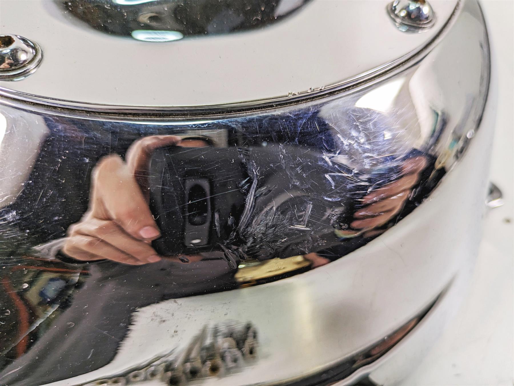 1999 Harley Dyna FXDL Low Rider Outer Primary Drive Chrome Clutch Cover 60506-99 {{ shop.shopifyCountryName }} - Mototech271