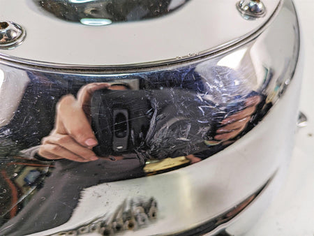 1999 Harley Dyna FXDL Low Rider Outer Primary Drive Chrome Clutch Cover 60506-99 {{ shop.shopifyCountryName }} - Mototech271