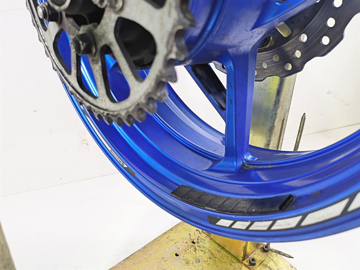 2020 Kawasaki Z900 ZR900 Nice Straight 17x5.5 Rear Wheel Rim Blue 41073-0713-60J {{ shop.shopifyCountryName }} - Mototech271
